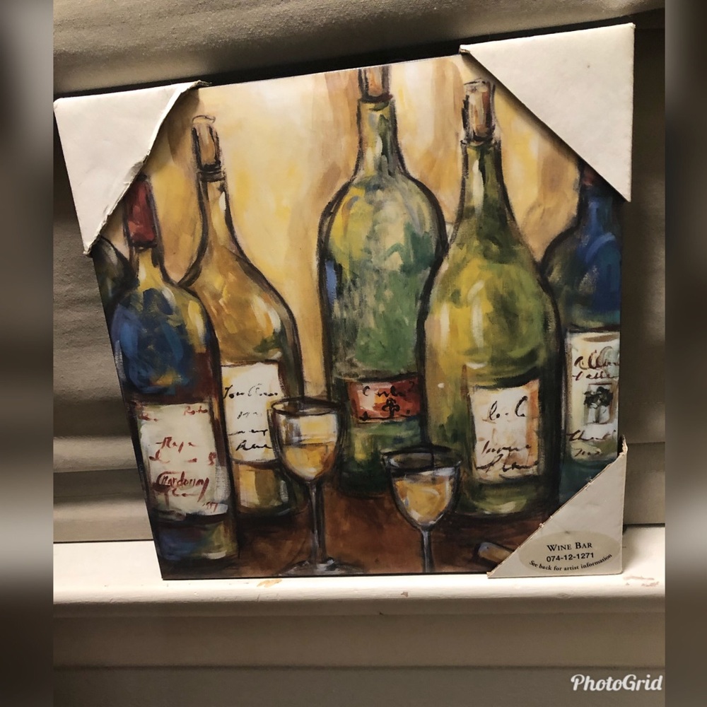 Wine themed decorative photo